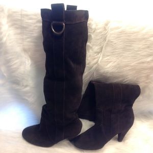 Stunning Aldo Chocolate Brown Suede Boots